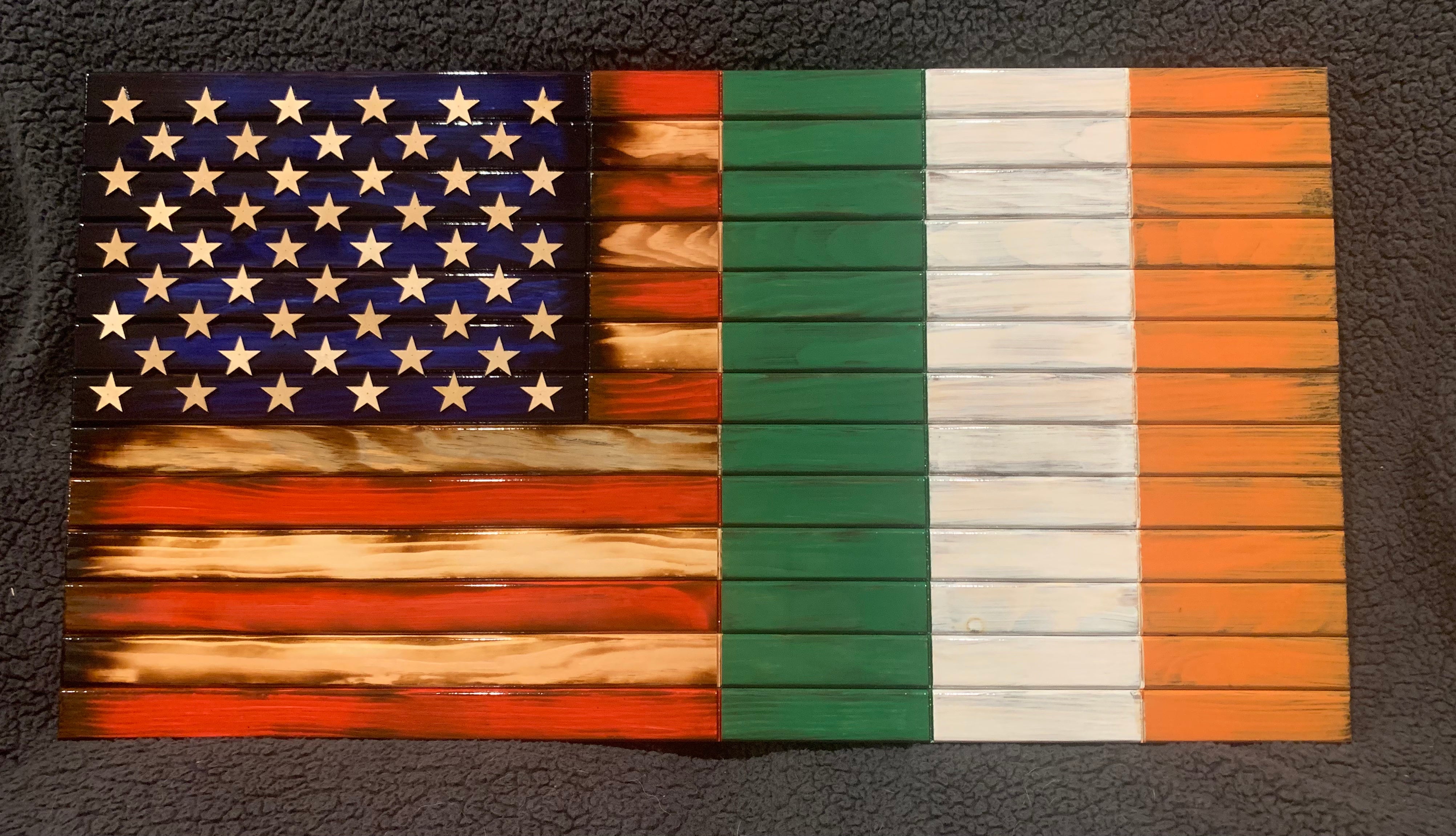 Custom Wood Flags